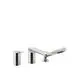 DORNBRACHT-Wannen-Dreiloch-Einhandbatterie-fuer-Wannenrand-bzw-Fliesenrandmontage-LISSE-27412845-Platin-gebuerstet-27412845-06 gallery number 1
